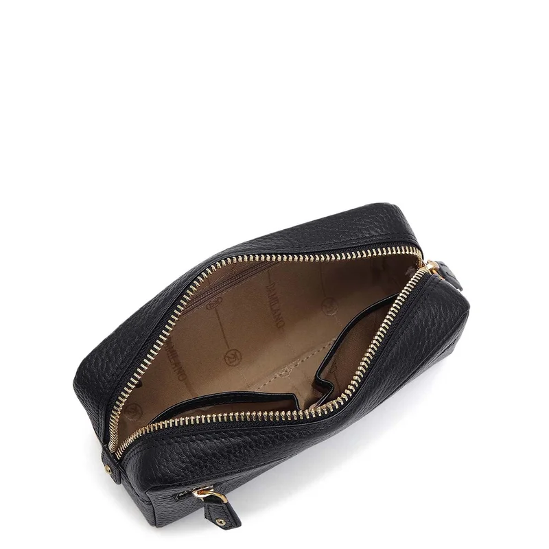 Da Milano Black Wax Leather Multi Pouch - Black  | Best Price UAE